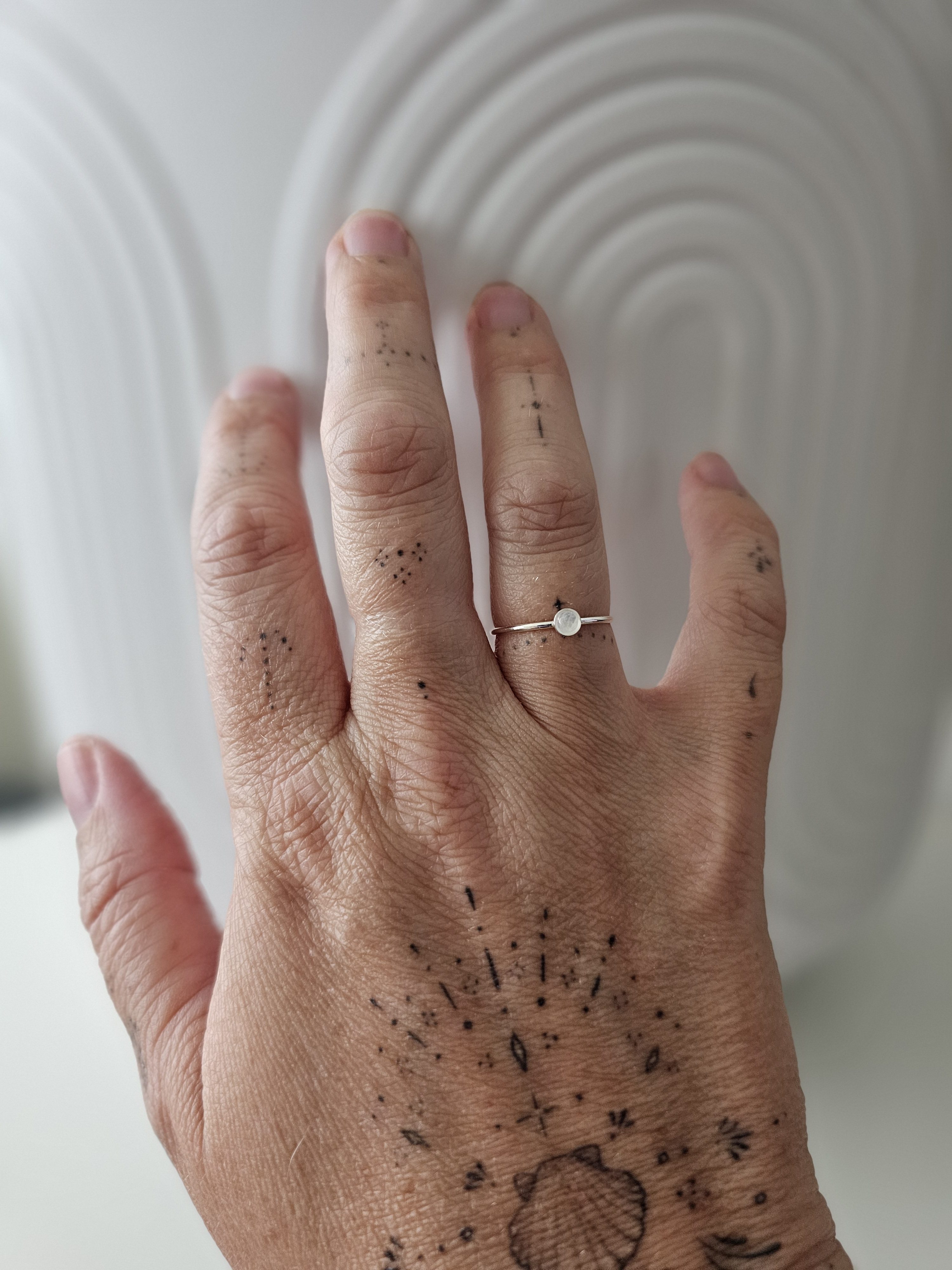 Dainty Gemstone Ring - Image 3